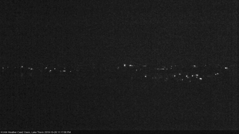 Lake Travis webcam, October 26, 2018 10:20 PM CT