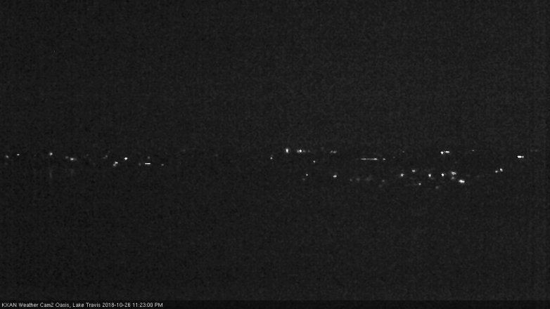 Lake Travis webcam, October 26, 2018 10:25 PM CT