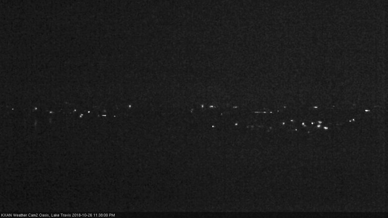 Lake Travis webcam, October 26, 2018 10:40 PM CT