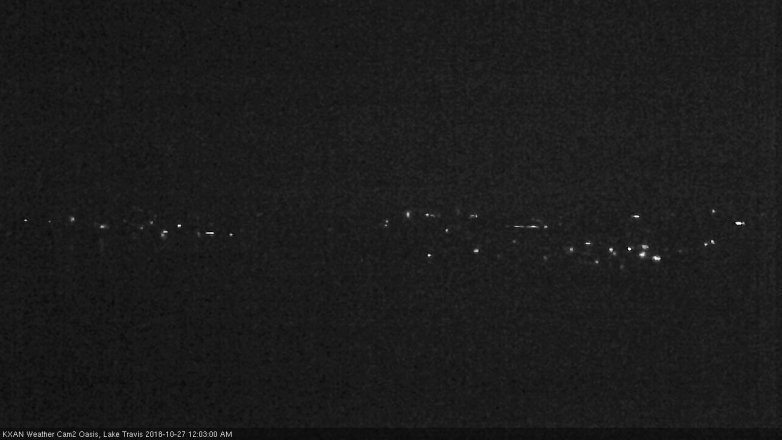 Lake Travis webcam, October 26, 2018 11:05 PM CT