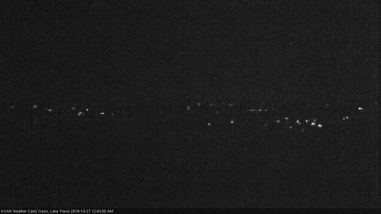 Lake Travis webcam, October 26, 2018 11:45 PM CT