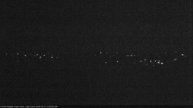 Lake Travis webcam, October 26, 2018 11:55 PM CT