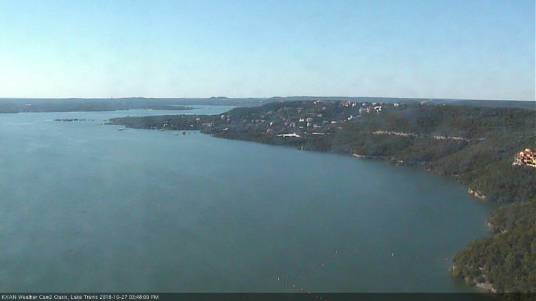 Lake Travis webcam, October 27, 2018 2:50 PM CT