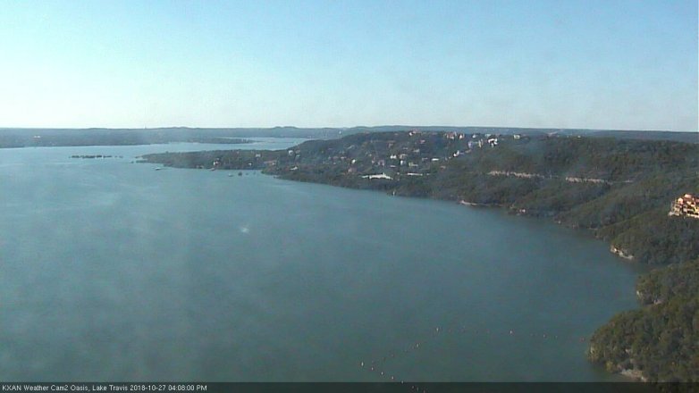 Lake Travis webcam, October 27, 2018 3:10 PM CT