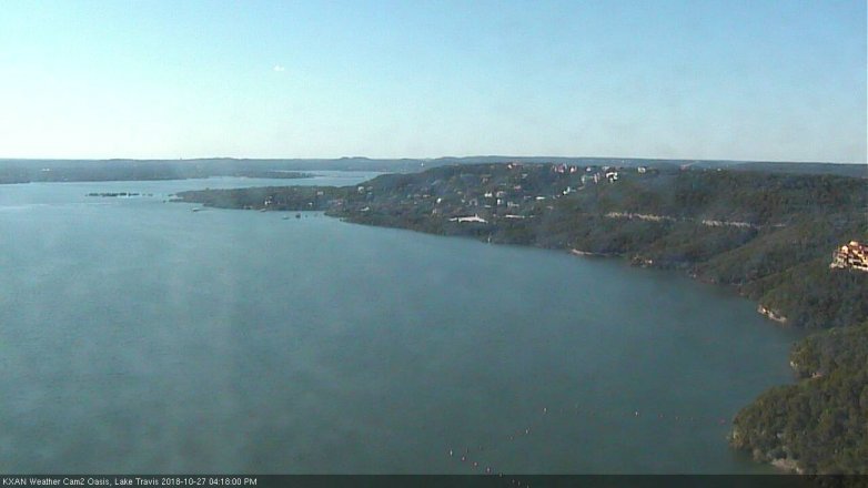 Lake Travis webcam, October 27, 2018 3:20 PM CT