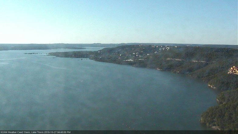 Lake Travis webcam, October 27, 2018 3:50 PM CT