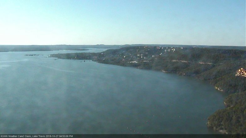 Lake Travis webcam, October 27, 2018 3:55 PM CT
