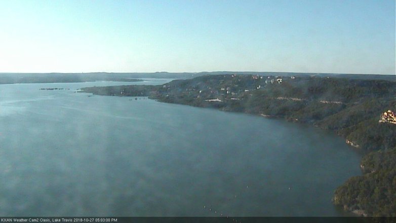 Lake Travis webcam, October 27, 2018 4:05 PM CT