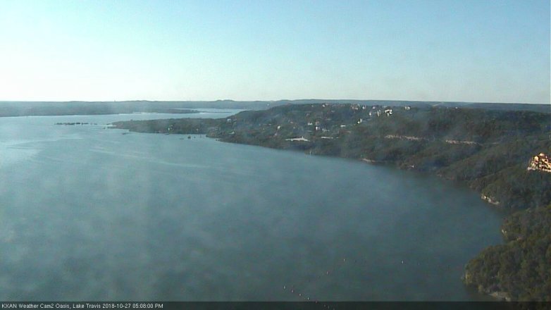 Lake Travis webcam, October 27, 2018 4:10 PM CT