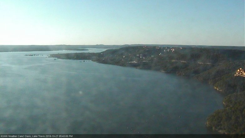 Lake Travis webcam, October 27, 2018 4:45 PM CT