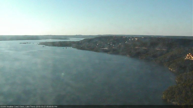 Lake Travis webcam, October 27, 2018 4:50 PM CT