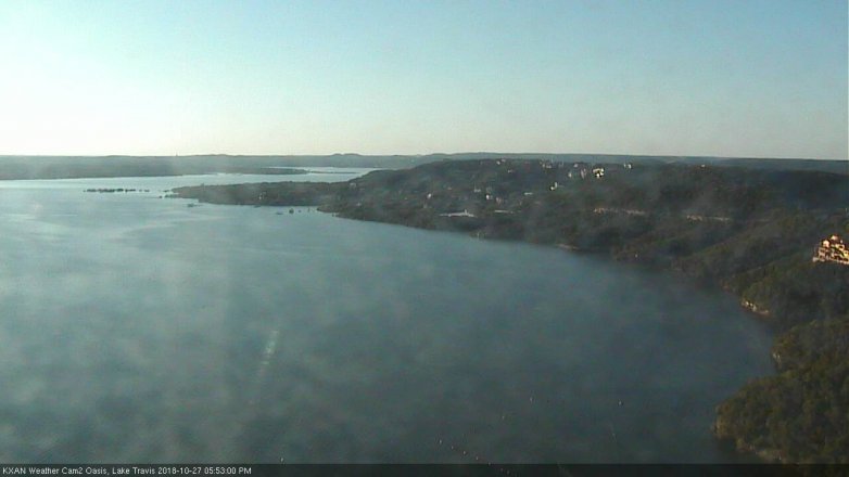 Lake Travis webcam, October 27, 2018 4:55 PM CT