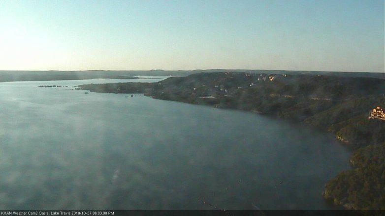 Lake Travis webcam, October 27, 2018 5:05 PM CT