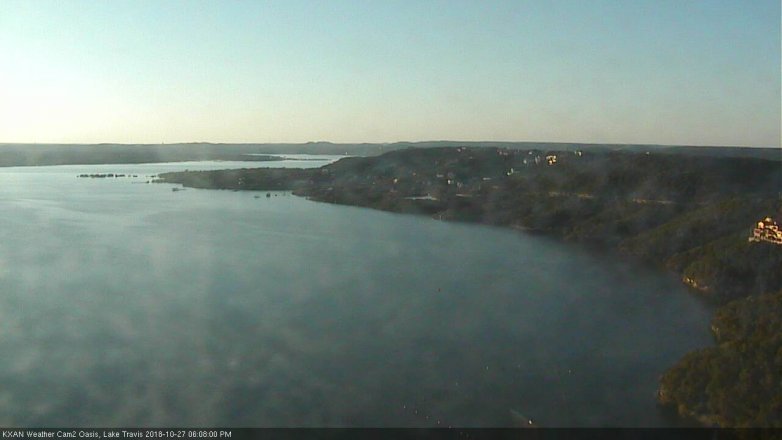 Lake Travis webcam, October 27, 2018 5:10 PM CT