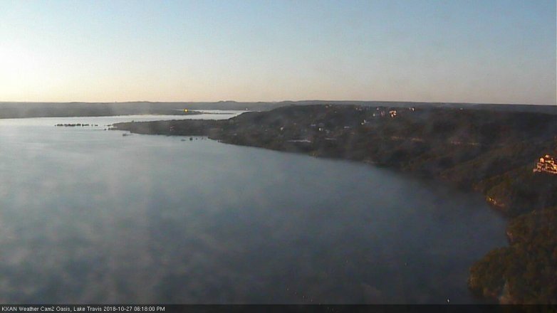 Lake Travis webcam, October 27, 2018 5:20 PM CT