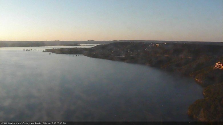 Lake Travis webcam, October 27, 2018 5:25 PM CT