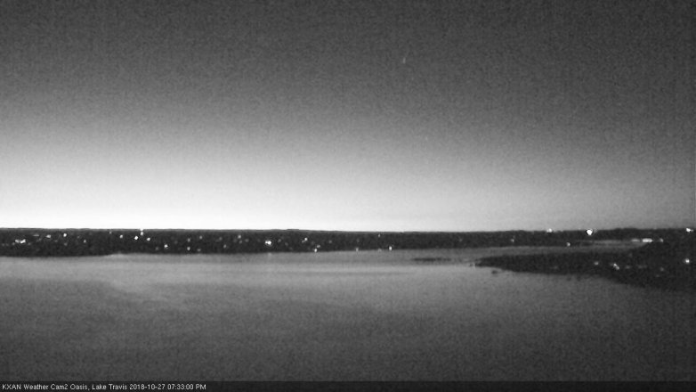 Lake Travis webcam, October 27, 2018 6:35 PM CT