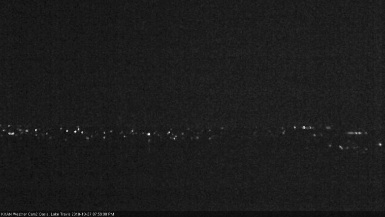Lake Travis webcam, October 27, 2018 7:00 PM CT