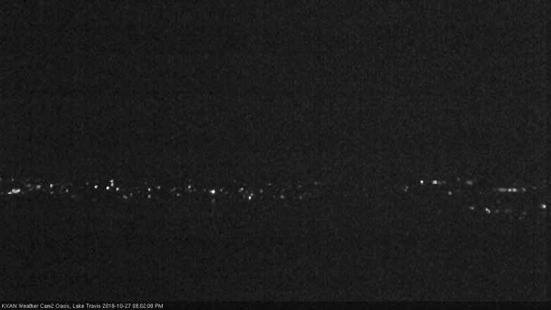 Lake Travis webcam, October 27, 2018 7:05 PM CT