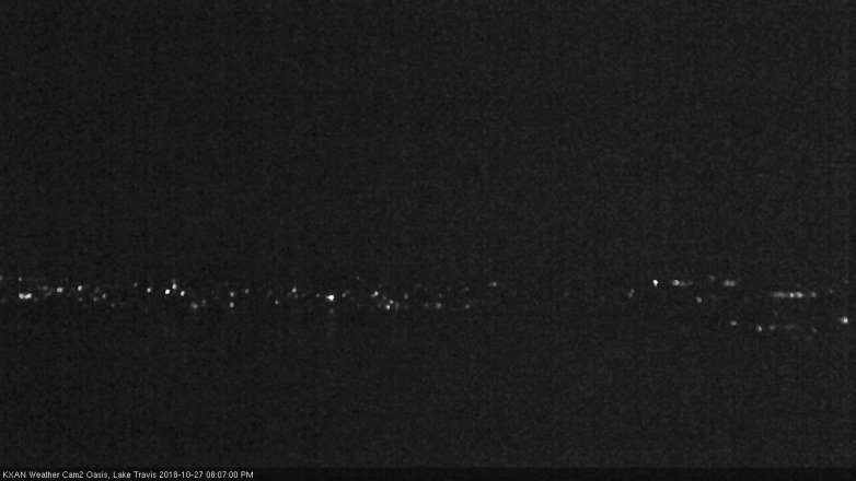 Lake Travis webcam, October 27, 2018 7:10 PM CT
