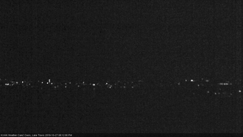 Lake Travis webcam, October 27, 2018 7:15 PM CT