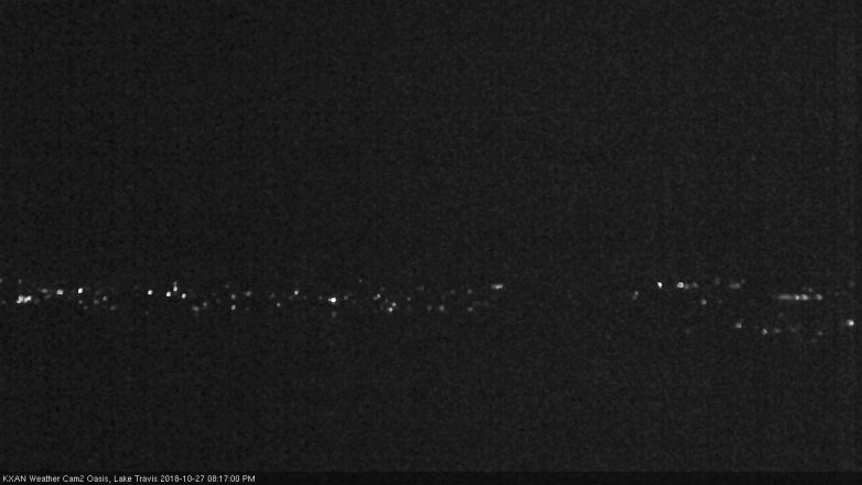 Lake Travis webcam, October 27, 2018 7:20 PM CT