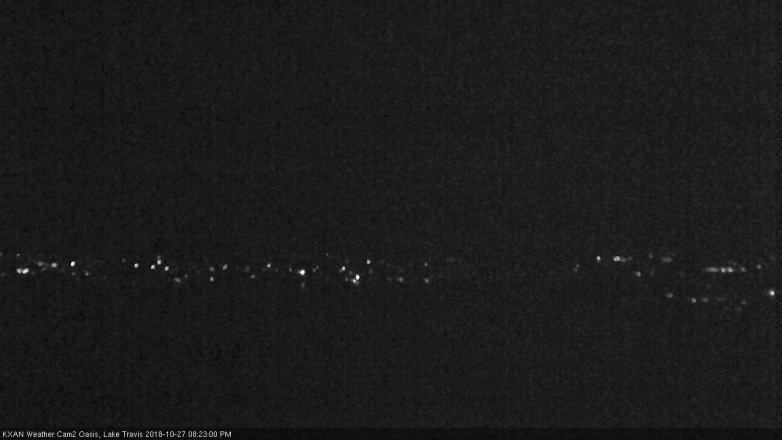 Lake Travis webcam, October 27, 2018 7:25 PM CT