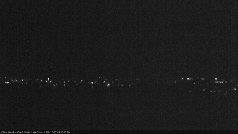 Lake Travis webcam, October 27, 2018 7:35 PM CT