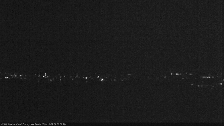 Lake Travis webcam, October 27, 2018 7:40 PM CT