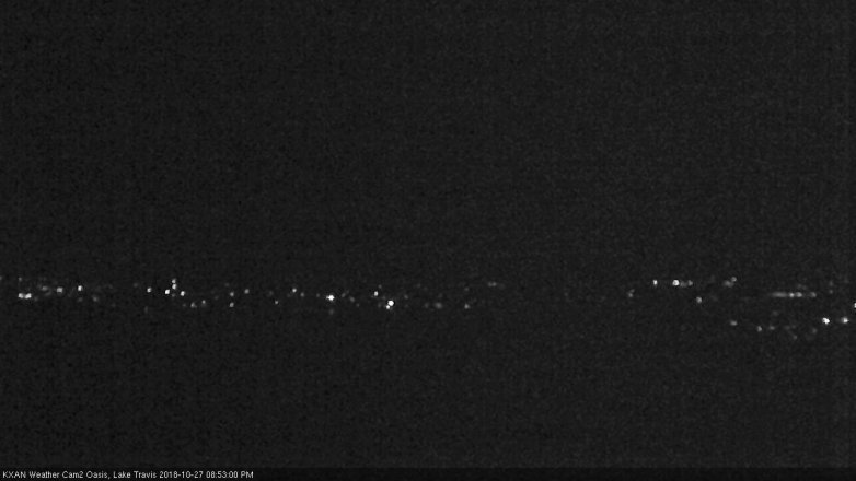 Lake Travis webcam, October 27, 2018 7:55 PM CT