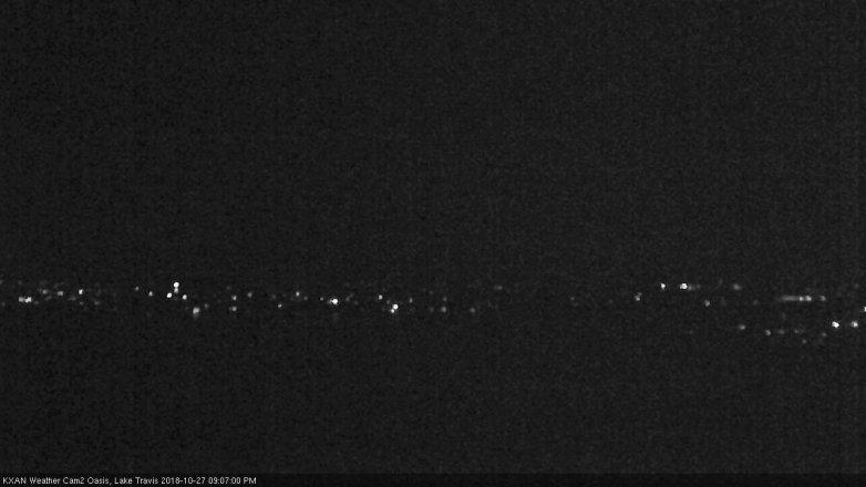 Lake Travis webcam, October 27, 2018 8:10 PM CT