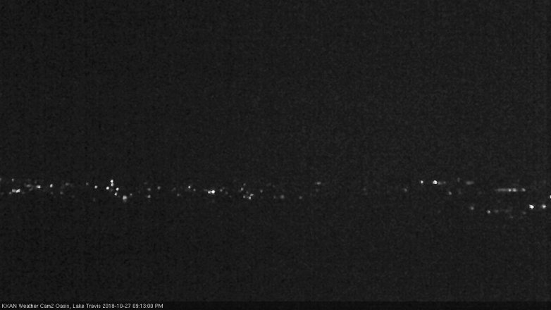 Lake Travis webcam, October 27, 2018 8:15 PM CT