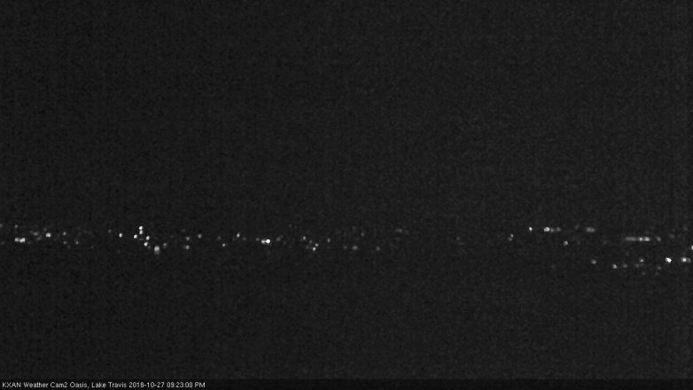 Lake Travis webcam, October 27, 2018 8:25 PM CT