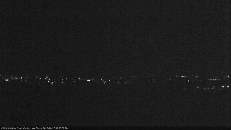 Lake Travis webcam, October 27, 2018 8:40 PM CT