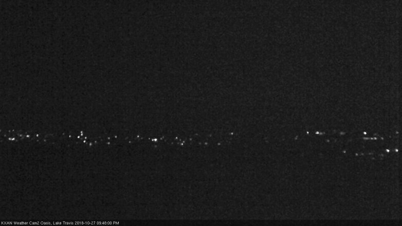 Lake Travis webcam, October 27, 2018 8:50 PM CT