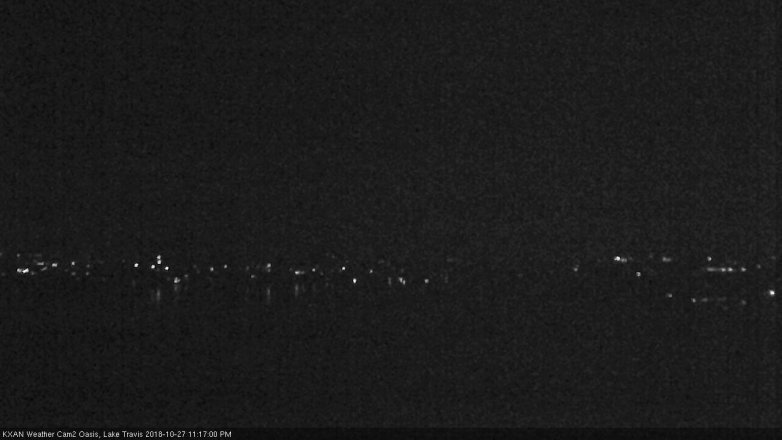 Lake Travis webcam, October 27, 2018 10:20 PM CT