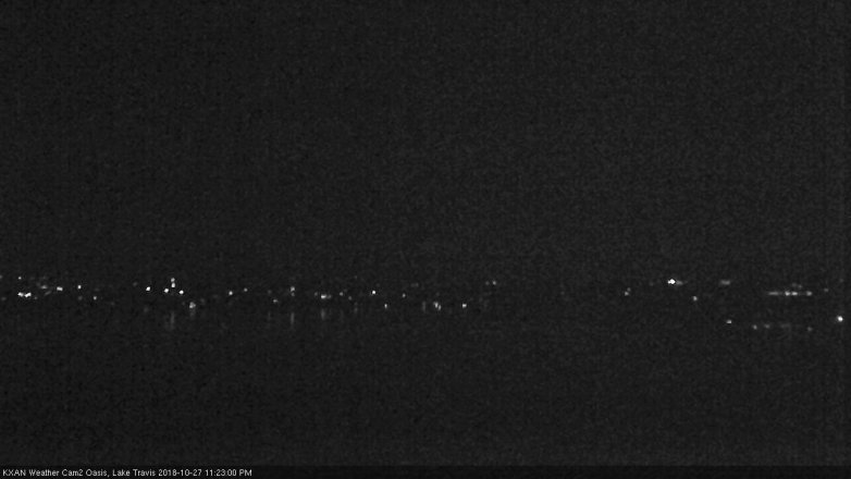 Lake Travis webcam, October 27, 2018 10:25 PM CT