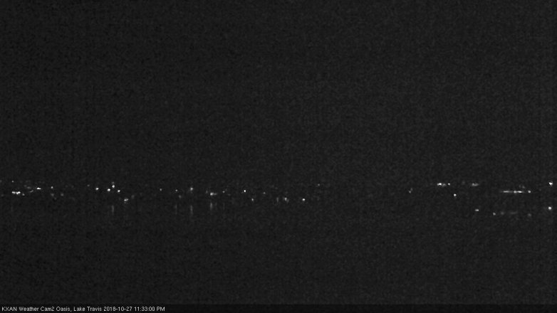 Lake Travis webcam, October 27, 2018 10:35 PM CT