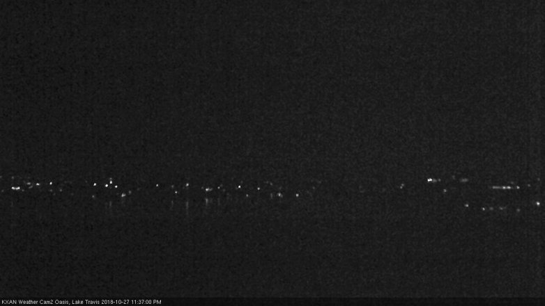 Lake Travis webcam, October 27, 2018 10:40 PM CT