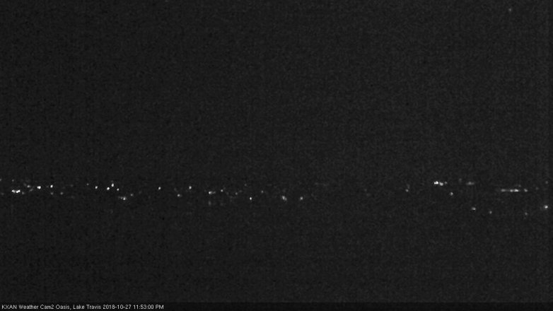 Lake Travis webcam, October 27, 2018 10:55 PM CT