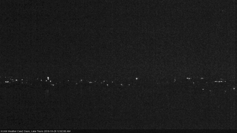 Lake Travis webcam, October 27, 2018 11:05 PM CT