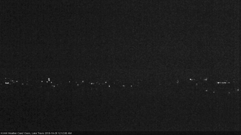 Lake Travis webcam, October 27, 2018 11:15 PM CT