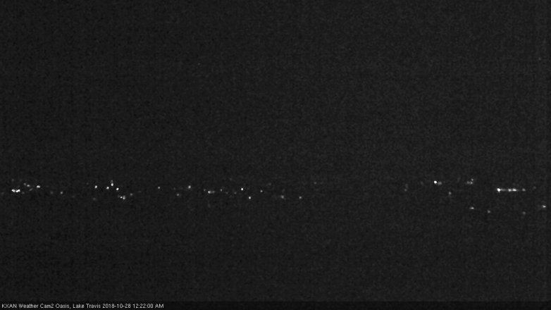 Lake Travis webcam, October 27, 2018 11:25 PM CT