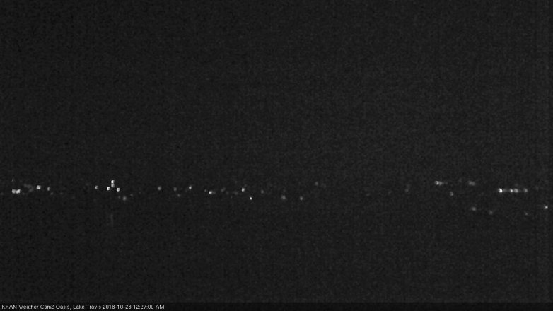 Lake Travis webcam, October 27, 2018 11:30 PM CT