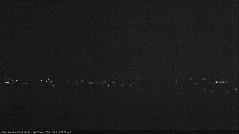 Lake Travis webcam, October 27, 2018 11:35 PM CT