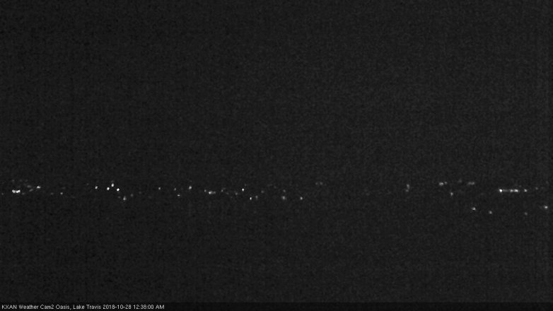 Lake Travis webcam, October 27, 2018 11:40 PM CT