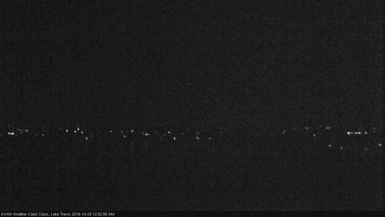 Lake Travis webcam, October 27, 2018 11:55 PM CT