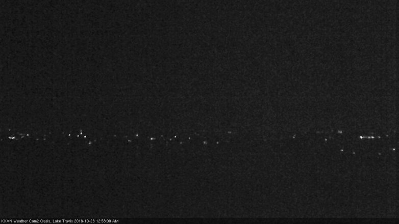 Lake Travis webcam, October 27, 2018 12:00 AM CT
