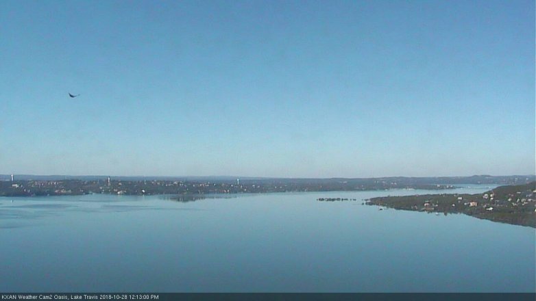 Lake Travis webcam, October 28, 2018 11:15 AM CT