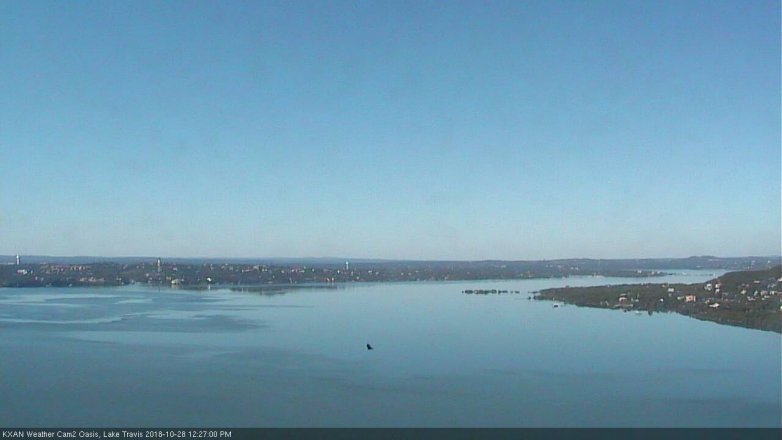 Lake Travis webcam, October 28, 2018 11:30 AM CT